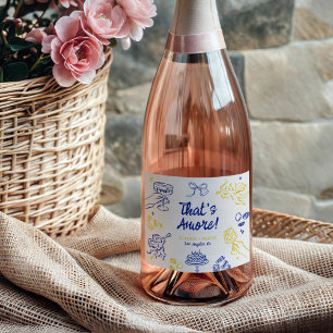 ÉTIQUETTES POUR BOUTEILLES DE VIN MOUSSEUX 