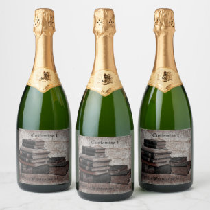 Étiquettes Pour Bouteilles De Vin Mousseux Amateurs de livres Vintages
