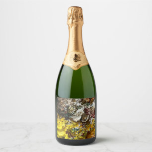 Étiquettes Pour Bouteilles De Vin Mousseux Artist's palette #1