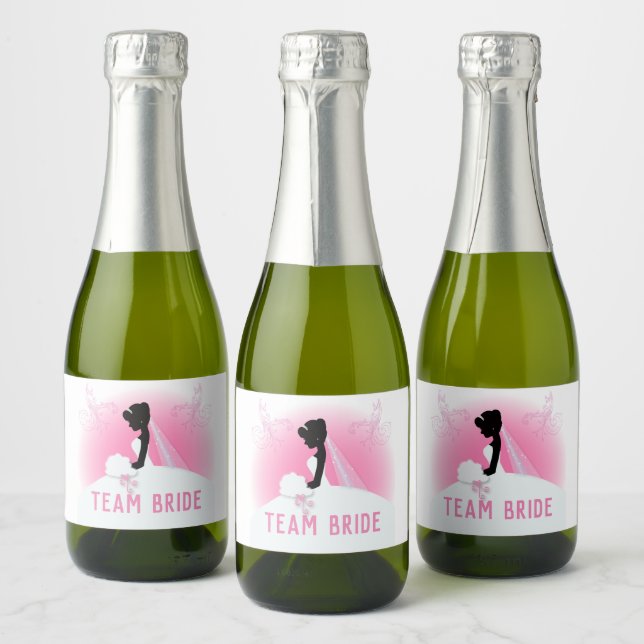 Étiquettes Pour Bouteilles De Vin Mousseux Bachelorette Party Chaussure rose (Bouteilles)