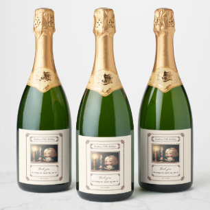 Étiquettes Pour Bouteilles De Vin Mousseux Bonne fille anniversaire 01
