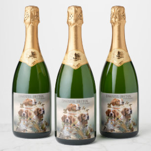 Étiquettes Pour Bouteilles De Vin Mousseux Bretagne Espagnol, Passion pour les oiseaux