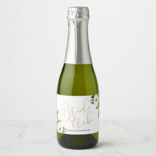 Étiquettes Pour Bouteilles De Vin Mousseux Bride Tribe Bachelorette