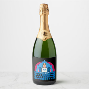 Étiquettes Pour Bouteilles De Vin Mousseux Bureau des ressources humaines