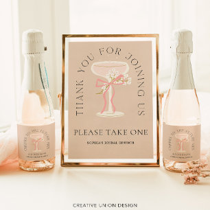 Étiquettes Pour Bouteilles De Vin Mousseux Cadeaux de douche nuptiale de la future Mme Champa