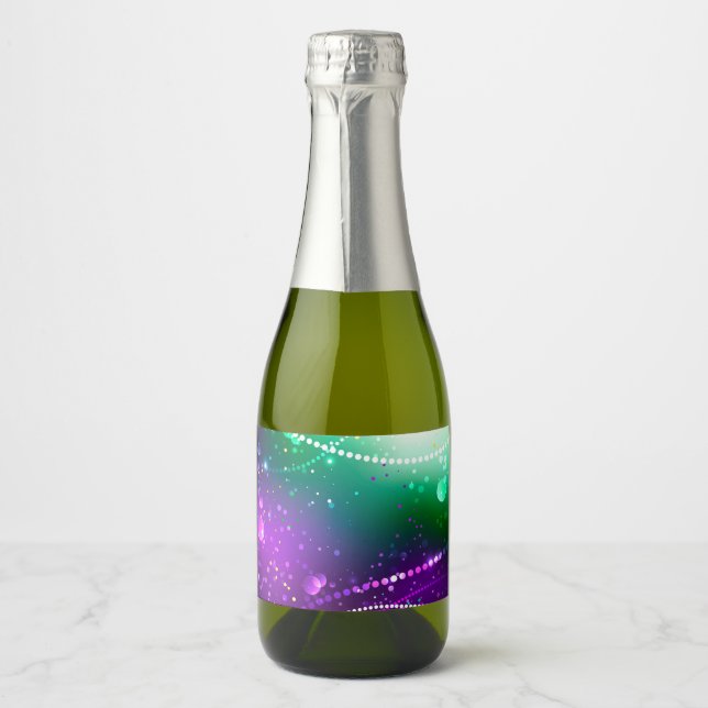 Étiquettes Pour Bouteilles De Vin Mousseux Carthagène Solive Purple (Devant)