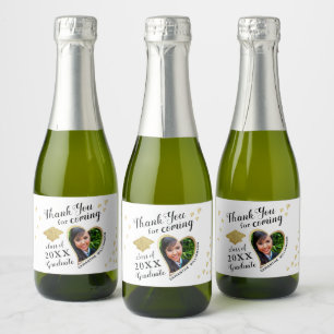 Étiquettes Pour Bouteilles De Vin Mousseux Classe de Merci noir d'or blanc 2024