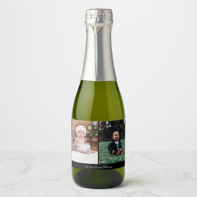 Étiquettes Pour Bouteilles De Vin Mousseux Concevez votre propre collection photo 2 (Devant)
