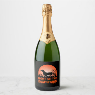 Étiquettes Pour Bouteilles De Vin Mousseux Costume Poison Halloween Moon