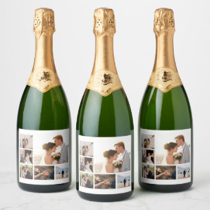 Étiquettes Pour Bouteilles De Vin Mousseux Créez votre propre collection photo de 6 personnes
