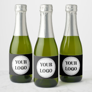 Étiquettes Pour Bouteilles De Vin Mousseux Élégant, contemporain, poli et personnalisable.