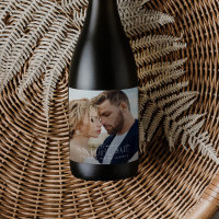 Élégante typographie moderne paysage mariage photo