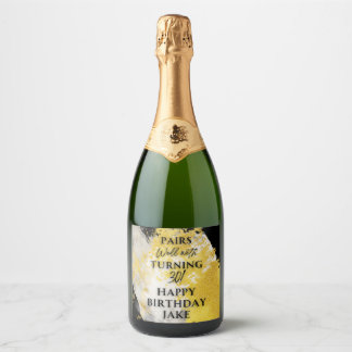 Étiquettes Pour Bouteilles De Vin Mousseux Ensemble d'étiquettes pour les produits alimentair