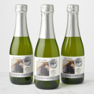 Étiquettes Pour Bouteilles De Vin Mousseux Étiquettes personnalisées pour mini bouteille de v