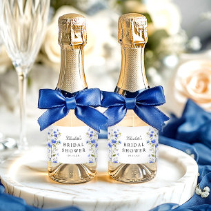 Étiquettes Pour Bouteilles De Vin Mousseux Fête des mariées florale