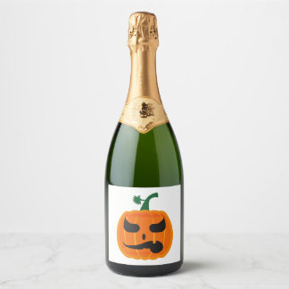 Étiquettes Pour Bouteilles De Vin Mousseux Halloween