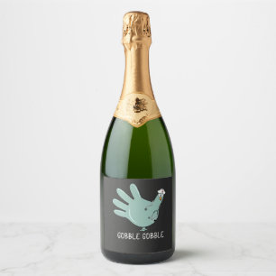 Étiquettes Pour Bouteilles De Vin Mousseux infirmière Turquie Gobble Squad ER infirmière Than