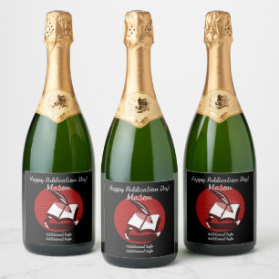 Étiquettes Pour Bouteilles De Vin Mousseux Livre D'Argent Et Qualité
