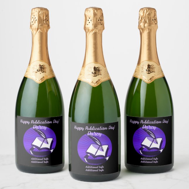 Étiquettes Pour Bouteilles De Vin Mousseux Livre D'Argent Et Qualité (Bouteilles)