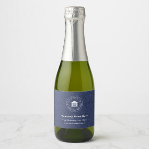Étiquettes Pour Bouteilles De Vin Mousseux Logo d'entreprise   Name   Site Slogan