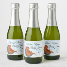 Mama & Me Otter Baby shower Mini Champagne
