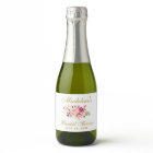 Mini Fête des mariées florale rose-bleu or