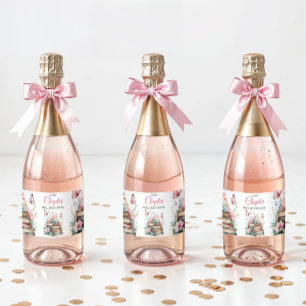 Étiquettes Pour Bouteilles De Vin Mousseux Nouveau chapitre Livre d'histoires pour filles ros