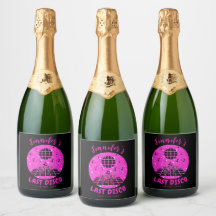 Parties scintillant rose Disco Bachelorette