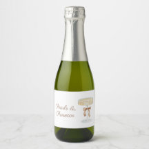 Perles et prosecco amour de douche de mariée 