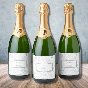 Étiquettes Pour Bouteilles De Vin Mousseux Plage Destination Mariage Réception Toast