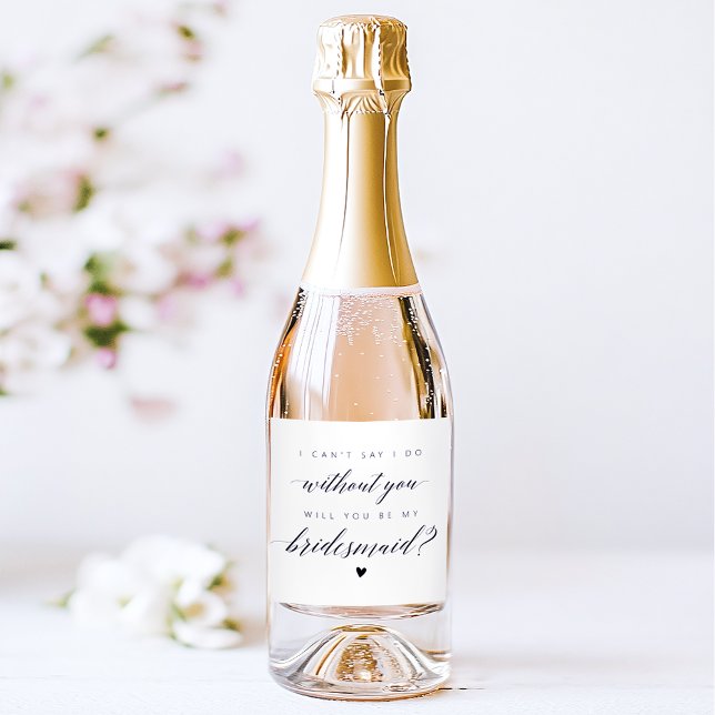 Étiquettes Pour Bouteilles De Vin Mousseux Proposition d'aide d'information Calligraphie mini (Créateur téléchargé)