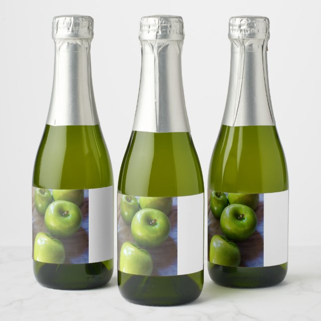 Étiquettes Pour Bouteilles De Vin Mousseux Quatuor Apple (Bouteilles)