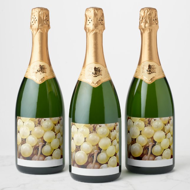 Étiquettes Pour Bouteilles De Vin Mousseux Raisins blancs Nancy France (Bouteilles)