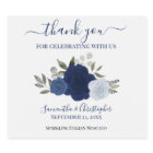 Roses Bleus de la Marine Elegant Boho Mariage Merc