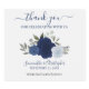Roses Bleus de la Marine Elegant Boho Mariage Merc