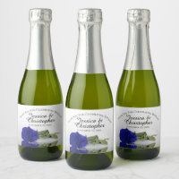 Royal Blue Rose Classy Mariage Merci Mini