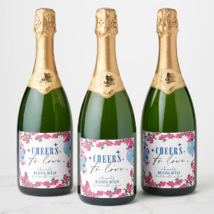Étiquettes Pour Bouteilles De Vin Mousseux Santorin Bougainvillea