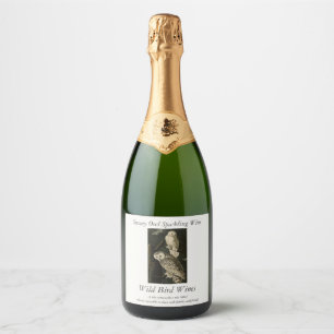 Étiquettes Pour Bouteilles De Vin Mousseux Snowy Owl, John James Audubon's Birds of America