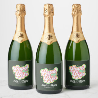 Étiquettes Pour Bouteilles De Vin Mousseux Sparkling Wine Bottle Labels