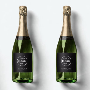 Étiquettes Pour Bouteilles De Vin Mousseux Téléchargement du logo pour l'étiquette de bouteil