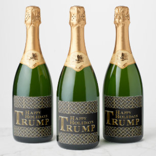 ÉTIQUETTES POUR BOUTEILLES DE VIN MOUSSEUX TRUMP 2024