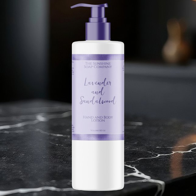 Étiquettes Pour Bouteilles De Vin Mousseux Violet avec mauve feuille de cosmétique bouteille  (Créateur téléchargé)