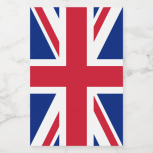 Étiquettes Pour Bouteilles De Vin Royaume-Uni Union Jack Drapeau des colonies britan