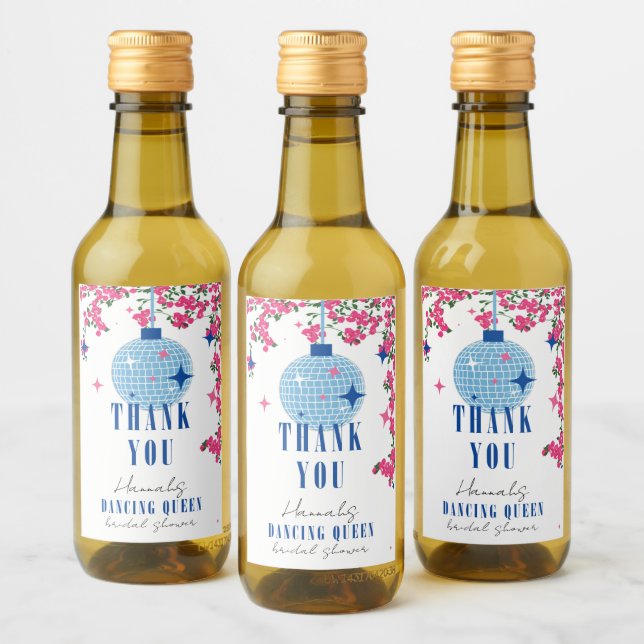 Étiquettes Pour Bouteilles De Vin Santorin Musical Bougainvillea nuptiale (Bouteilles)