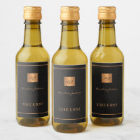 Script de nom d'initiales personnalisées en or noi