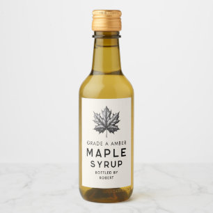 Étiquettes Pour Bouteilles De Vin Sirop d'érable