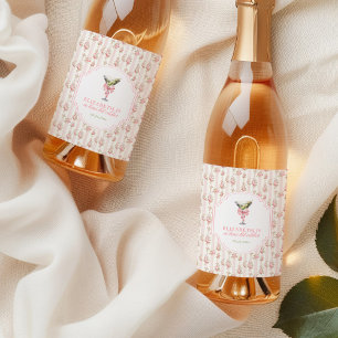 Étiquettes Pour Bouteilles De Vin 'Tini Bit Older Martini Coquette Anniversaire