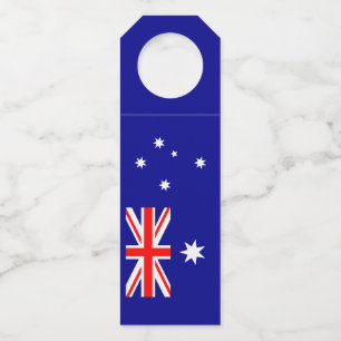 Étiquettes Pour Bouteilles Drapeau australien patriotique
