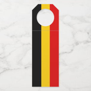Étiquettes Pour Bouteilles Drapeau de Belgique