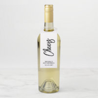 Élégance noir et blanc avec lettre de pinceau pour